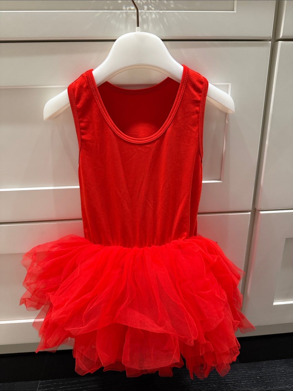 Bright Red Tutu Dress for Kids Ballet & Dress-Up